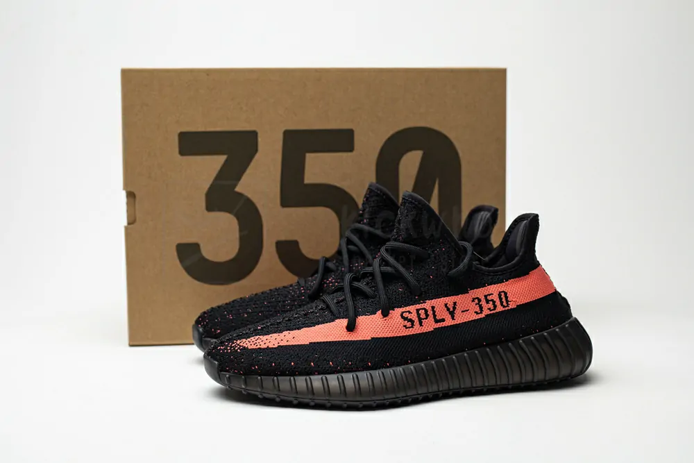 Ad*s yeezy 350 boost v2 black red men and gs "godkiller" by9612